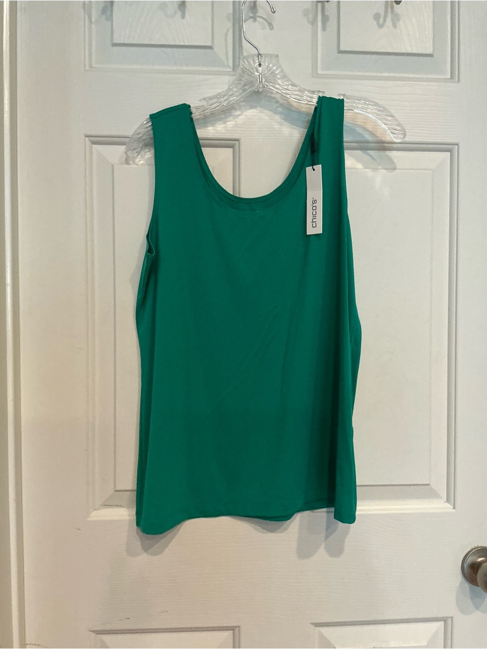 Chico's Women's Tank Top in Teal Green